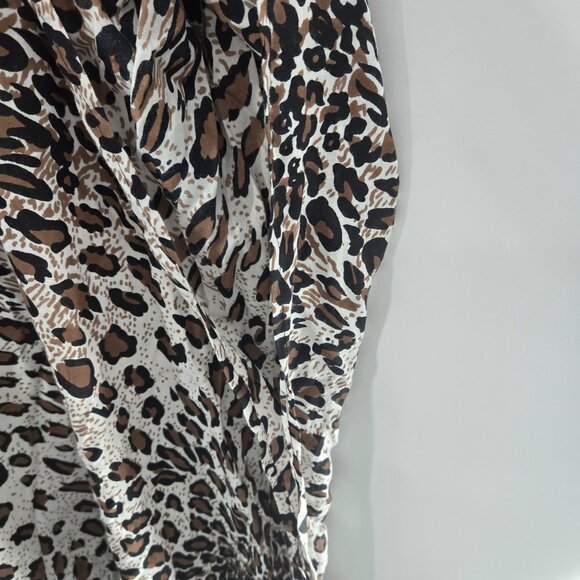 Style in Fashion Animal Print 100% Rayon Tassels Made in India Tunic Top 2x - Picture 9 of 11